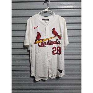St Louis Cardinals Nolan Arenado #28 White Baseball Jersey Men's Large Nike NWT